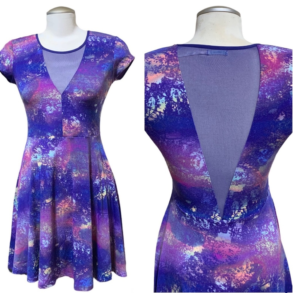NWOT Urban Outfitters Kimchi Blue Purple Doll Dress Small